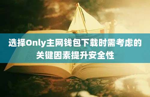 选择Only主网钱包下载时需考虑的关键因素提升安全性