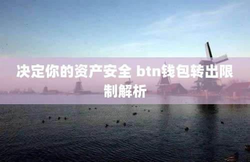 决定你的资产安全 btn钱包转出限制解析