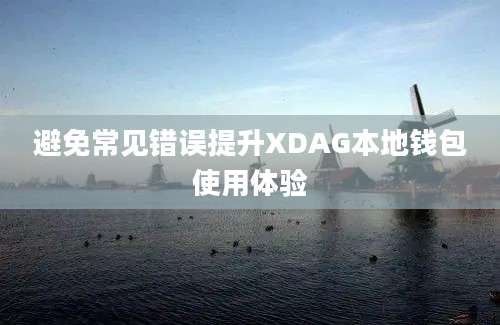 避免常见错误提升XDAG本地钱包使用体验