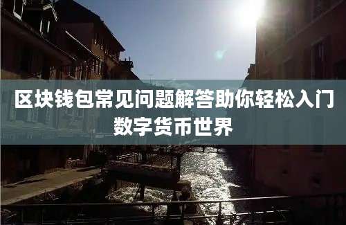 区块钱包常见问题解答助你轻松入门数字货币世界