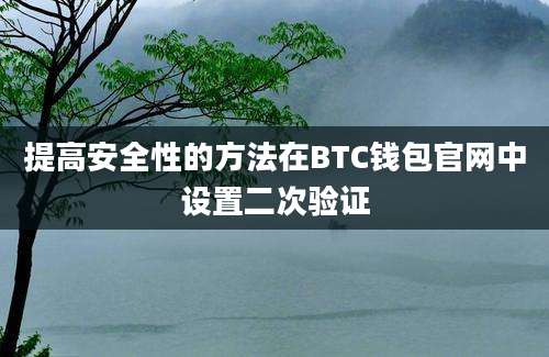 提高安全性的方法在BTC钱包官网中设置二次验证