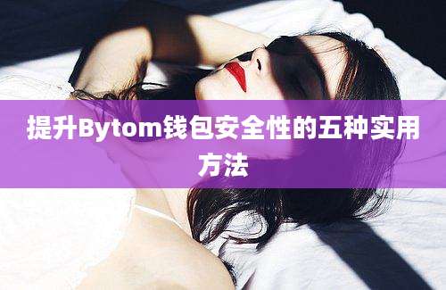 提升Bytom钱包安全性的五种实用方法