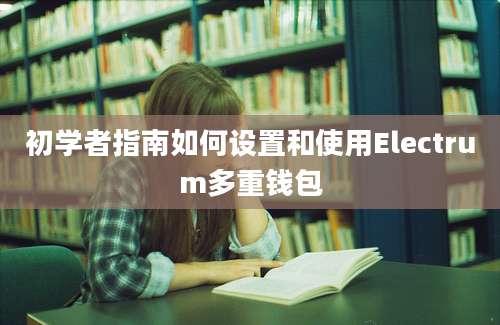 初学者指南如何设置和使用Electrum多重钱包