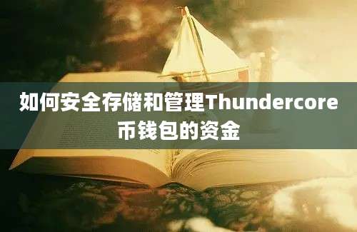 如何安全存储和管理Thundercore币钱包的资金