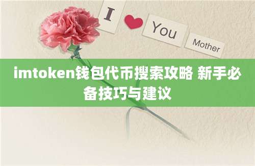 imtoken钱包代币搜索攻略 新手必备技巧与建议