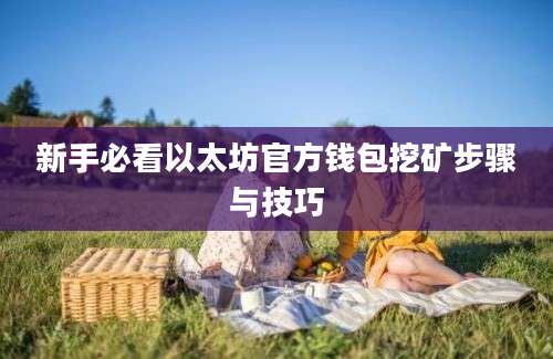 新手必看以太坊官方钱包挖矿步骤与技巧