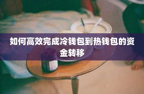 如何高效完成冷钱包到热钱包的资金转移