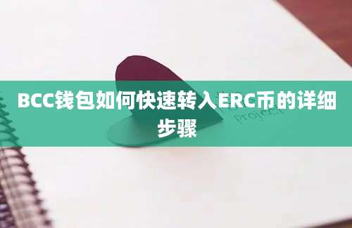 BCC钱包如何快速转入ERC币的详细步骤