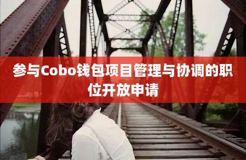 参与Cobo钱包项目管理与协调的职位开放申请