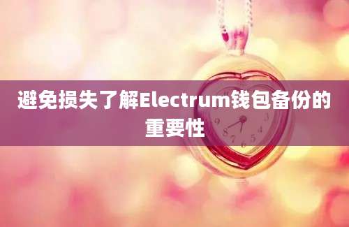 避免损失了解Electrum钱包备份的重要性