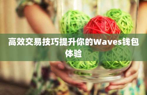 高效交易技巧提升你的Waves钱包体验