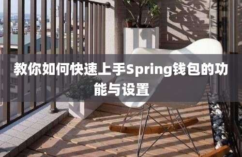 教你如何快速上手Spring钱包的功能与设置