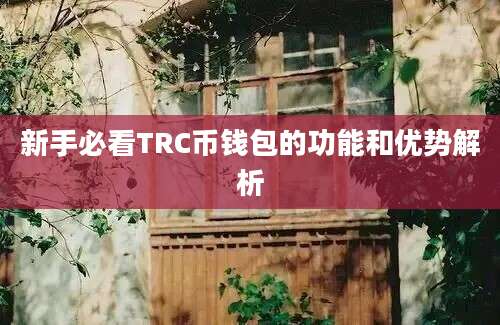 新手必看TRC币钱包的功能和优势解析