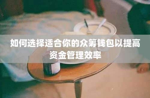 如何选择适合你的众筹钱包以提高资金管理效率