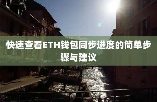 快速查看ETH钱包同步进度的简单步骤与建议