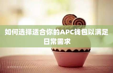 如何选择适合你的APC钱包以满足日常需求