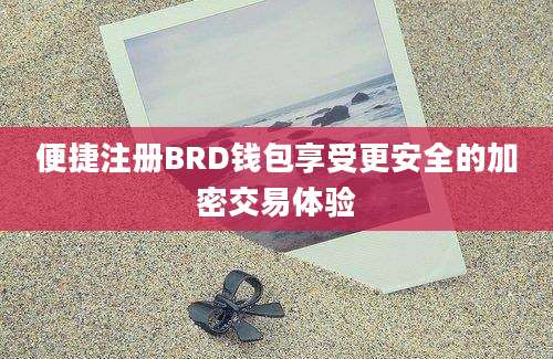 便捷注册BRD钱包享受更安全的加密交易体验