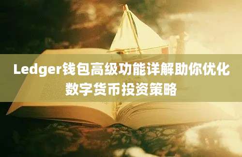 Ledger钱包高级功能详解助你优化数字货币投资策略